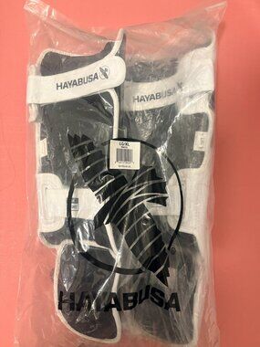 Hayabusa S4 Shin Guards L/XL Youth Petite Adult Kickboxing MMA NEW SEALED